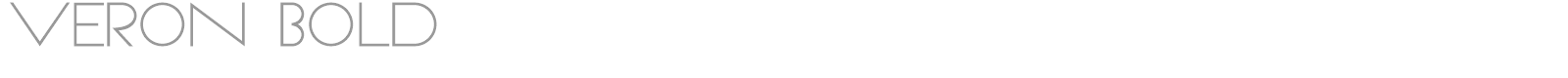 Veron font preview